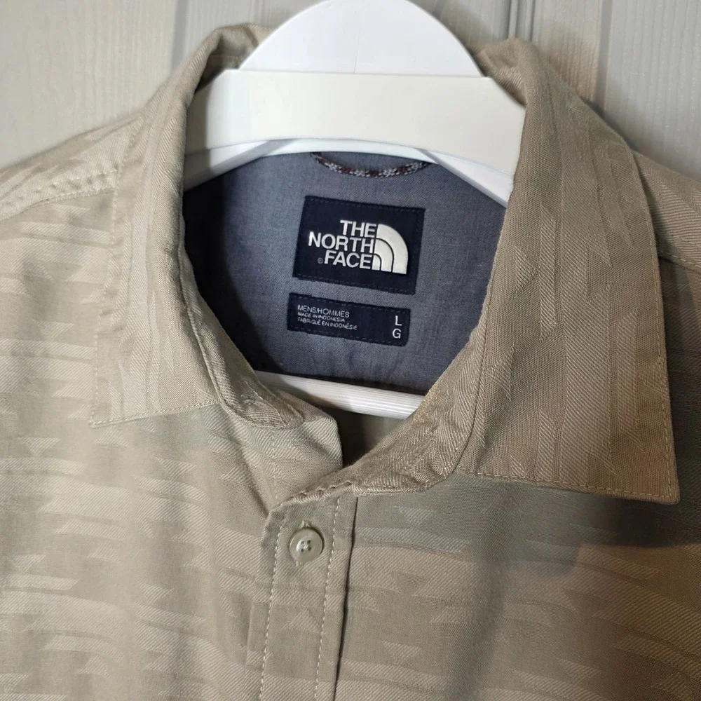 The North Face Long Sleeve‎ Sub-Alpine California Basket Jacquard Shirt Sz Large